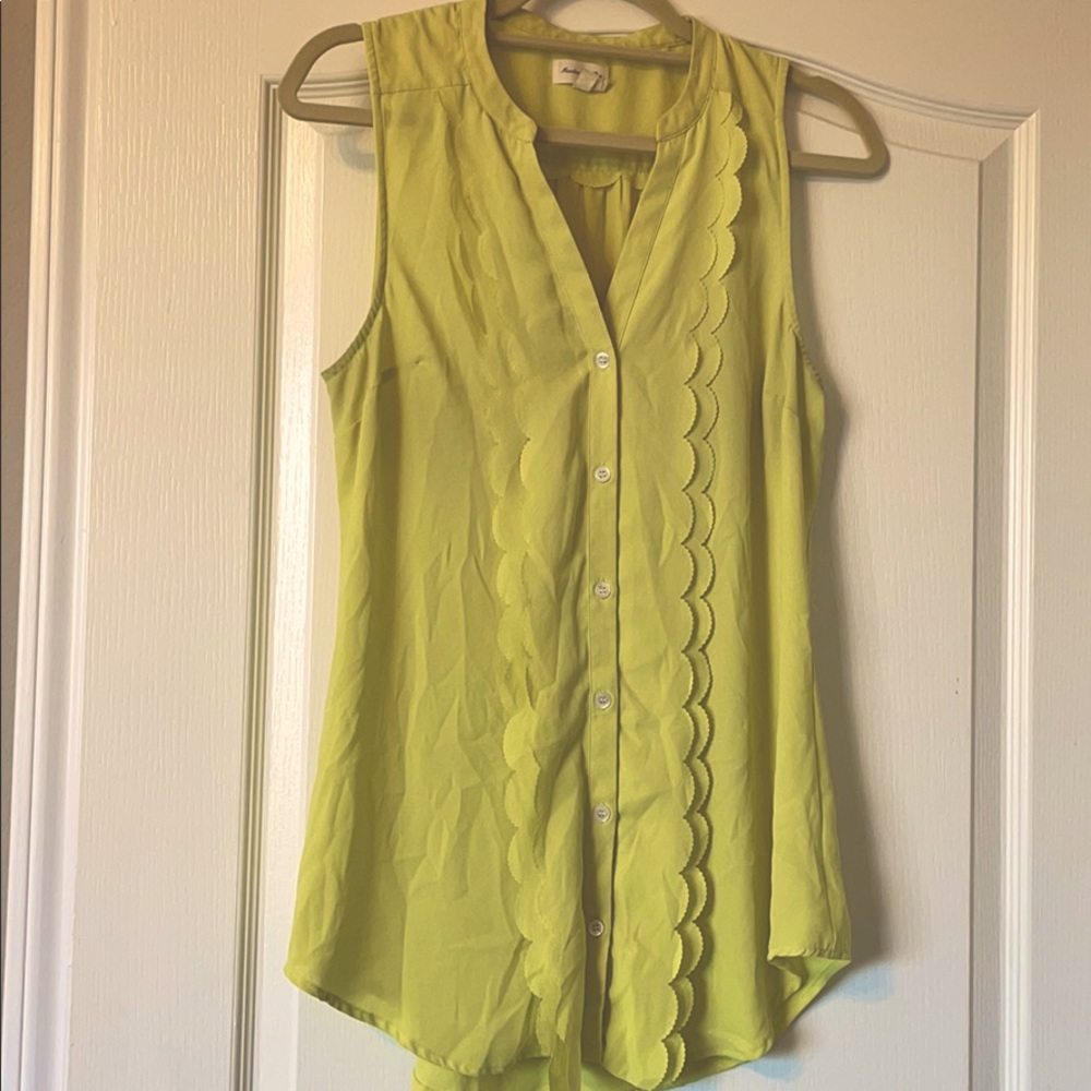 Anthropologie button down tank